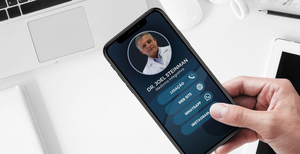 Criação Cartão de Visitas Digital - Dr Joel Steinman